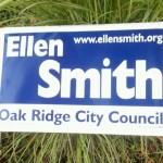 Ellen Smith for Oak Ridge City Council yard sign